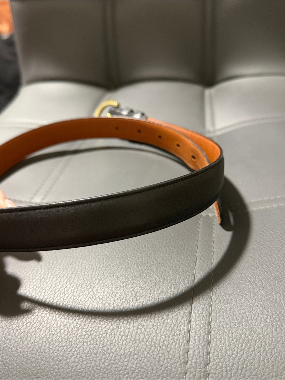 Women’s Coach Leather Belt Size Small - Picture 6 of 7